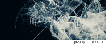 煙の背景のイラスト素材