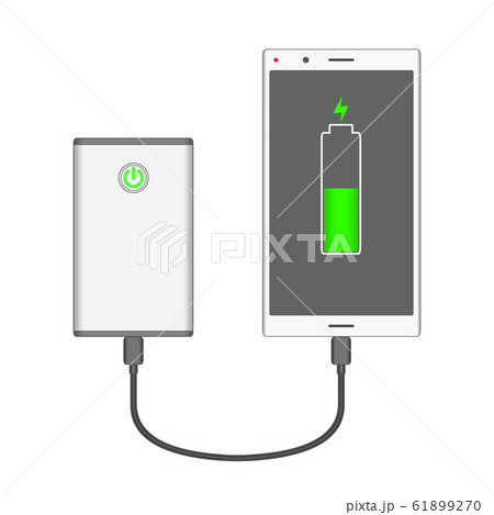 スマートフォン充電中 61899270