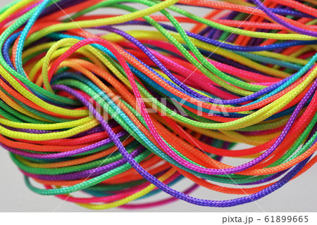 Multicolored Synthetic Fabric 61899665