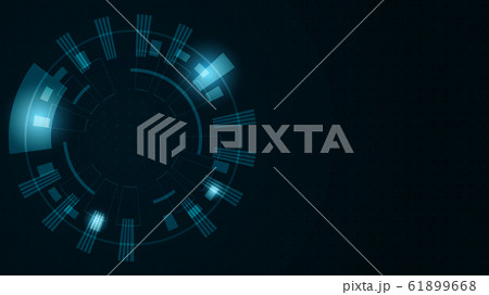 Abstract Digital Technology Cycle background.Business growth transformation Successful financial. 61899668