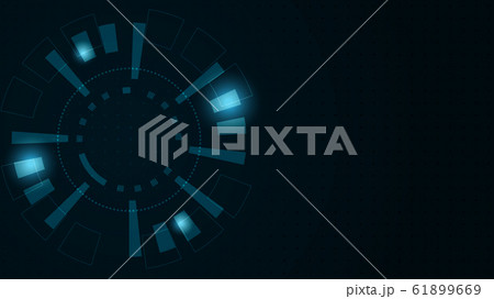 Abstract Digital Technology Cycle background.Business growth transformation Successful financial. 61899669