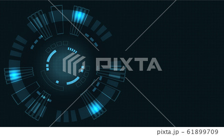 Abstract Digital Technology Cycle background.Business growth transformation Successful financial. 61899709