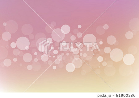 ピンクと黄色のふわふわした背景のイラスト素材