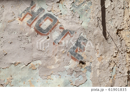 Hotel. Grungy advertising text background 61901835