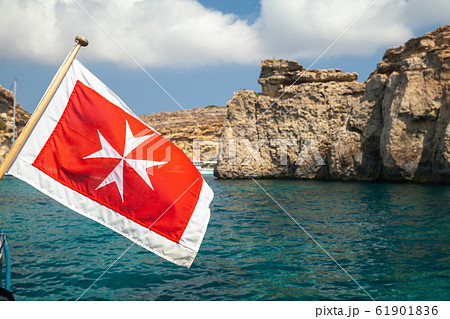 The merchant flag of Malta 61901836