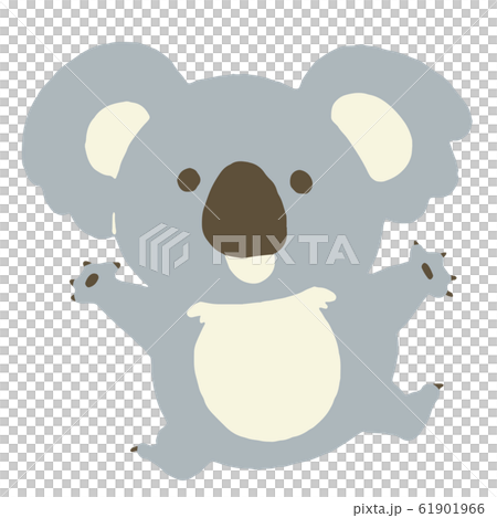 ジャンプして喜ぶコアラ 61901966