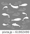 Nautica seamless pattern with sea animals and waves 61902490