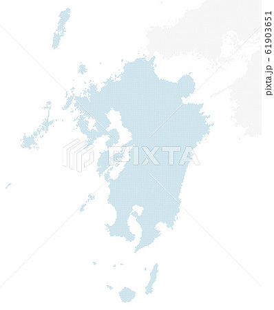 dotted Japan map, Kyusyu region 1 dotted Japan map, Kyusyu region 1 61903651
