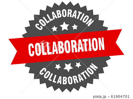 collaboration sign. collaboration circular band collaboration sign. collaboration circular band 61904701
