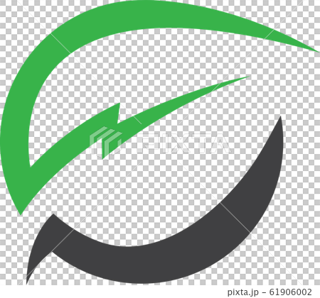 Creative green leaf logo template - Stock Illustration [61906002] - PIXTA