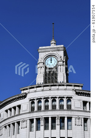 日本の東京都市景観　東京・銀座 61907554