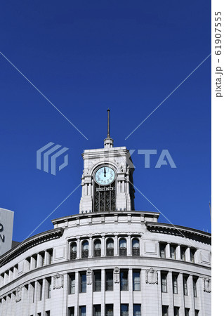 日本の東京都市景観 東京・銀座 日本の東京都市景観 東京・銀座 61907555