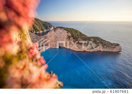 Navagio beach with shipwreck on Zakynthos island, Greece 61907681