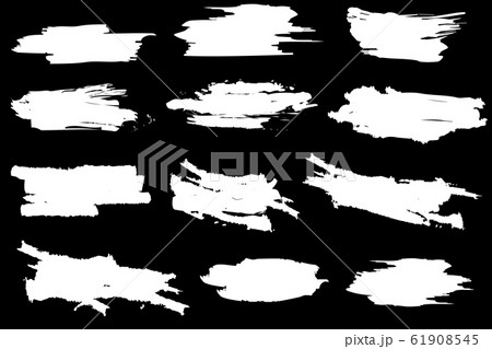 Brush strokes bundle. 61908545