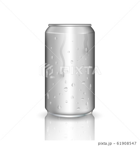 Realistic aluminium can 61908547