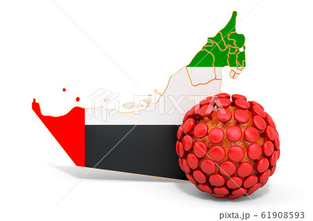 Virus in the United Arab Emirates concept 61908593