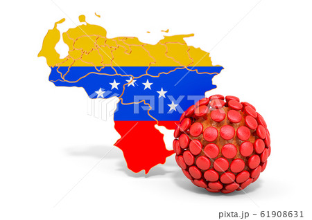Virus in Venezuela concept, 3D rendering Virus in Venezuela concept, 3D rendering 61908631