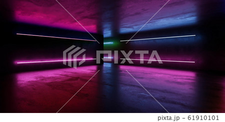 dark underground industrial grunge basement room with violet neon light background texture wall 3d render illustration dark underground industrial grunge basement room with violet neon light background texture wall 3d render illustration 61910101