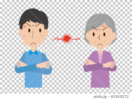 Parent-child quarrel fight - Stock Illustration [61910272] - PIXTA