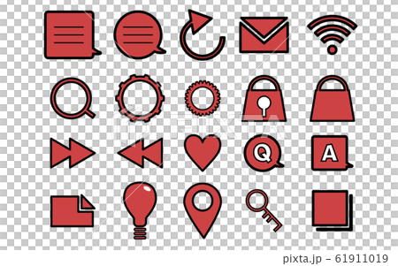 web icon set 61911019