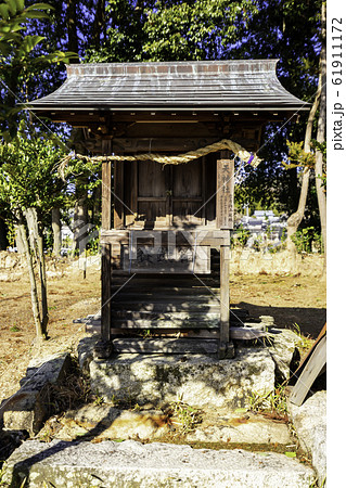 岡田大池　岡田藩邸　稲荷宮　天神社　岡山県倉敷市真備町 61911172