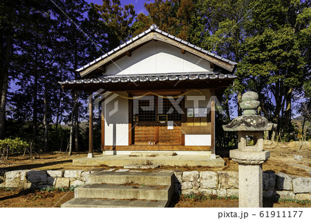 岡田大池　岡田藩邸　稲荷宮　天神社　岡山県倉敷市真備町 61911177