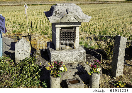 岡田大池　岡田藩邸　濃茶のばあさんの祠　岡山県倉敷市真備町 61911233