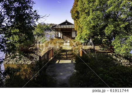 岡田大池 大池ふるさと公園 弁財天 弁天様 岡山県倉敷市真備町 岡田大池 大池ふるさと公園 弁財天 弁天様 岡山県倉敷市真備町 61911744