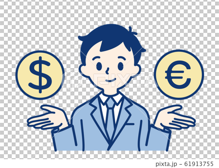 ドル　ユーロ　男性 61913755
