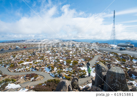 Landscape on the summit of Mount Wellington in Hobart the capital cites in Tasmania state of Australia. 61915861