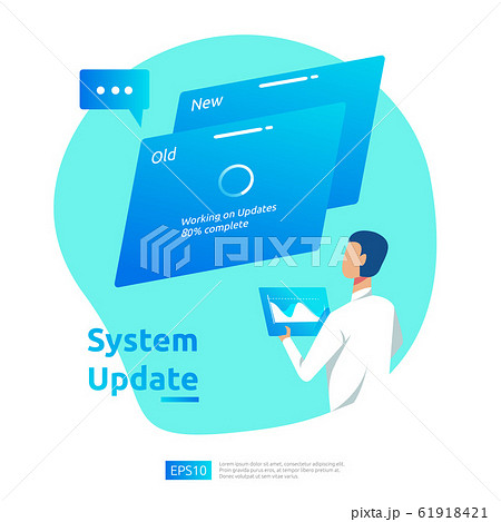 update progress concept of operation system, data 61918421