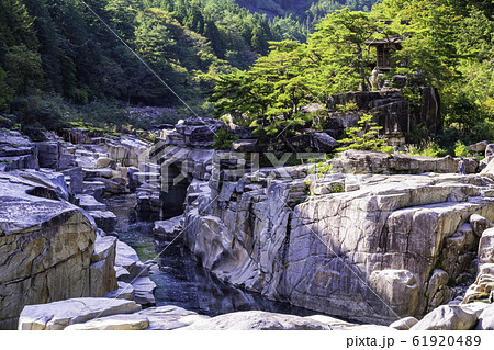 （長野県）木曽路・寝覚の床 61920489