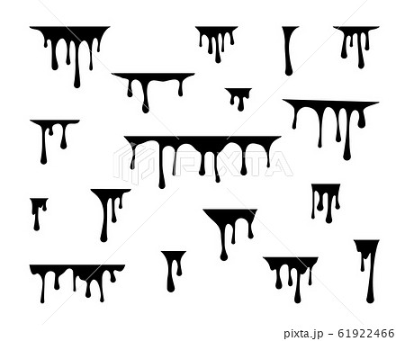 Paint drop vector. Dripping liquid. Stream of 61922466