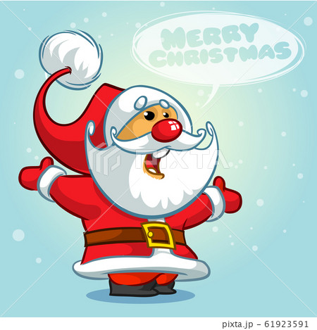 Christmas cartoon of Santa Claus. Vector Christmas cartoon of Santa Claus. Vector 61923591