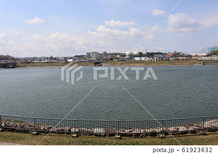 大阪狭山市。狭山池春の風景 61923632