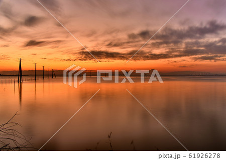 江川海岸の夕景 江川海岸の夕景 61926278