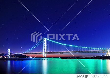 明石海峡大橋と国際宇宙ステーション 明石海峡大橋と国際宇宙ステーション 61927633