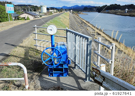 開度計と川内川 開度計と川内川 61927641