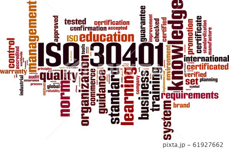 ISO 30401 word cloud ISO 30401 word cloud 61927662