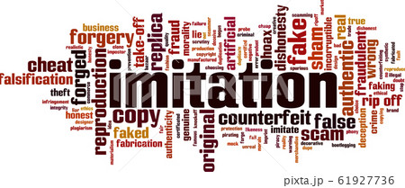 Imitation word cloud 61927736