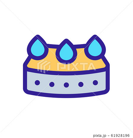 repels the moisture vector icon. Isolated contour symbol illustration 61928196
