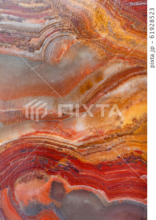 background from polished banded Calcite Onyx 61928523