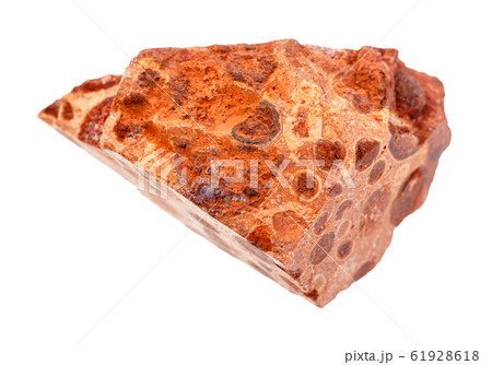 piece of Bauxite (aluminium ore) rock isolated piece of Bauxite (aluminium ore) rock isolated 61928618
