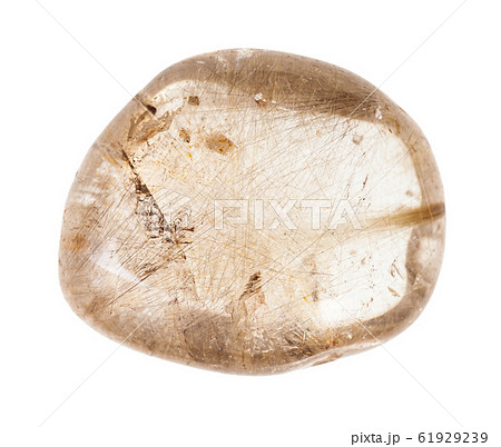 polished Rutilated quartz (hairworm quartz) 61929239