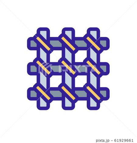 grate in prison icon vector. Isolated contour symbol illustration grate in prison icon vector. Isolated contour symbol illustration 61929661