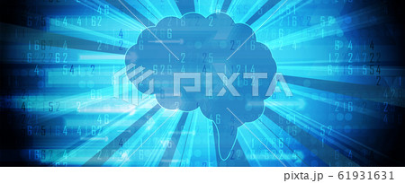 Artificial intelligence. Technology web background Artificial intelligence. Technology web background 61931631