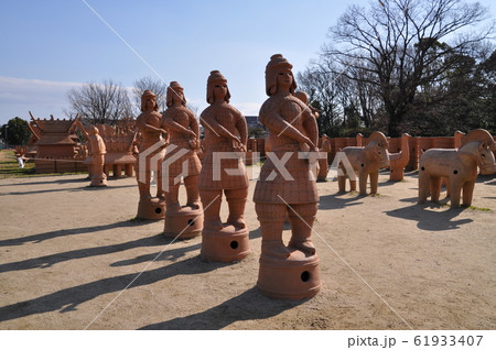 【大阪府高槻市】今城塚古墳公園　埴輪　武人 61933407