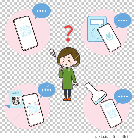 智能手機各種場景女人被無反應性困擾 智能手機各種場景女人被無反應性困擾 61934634