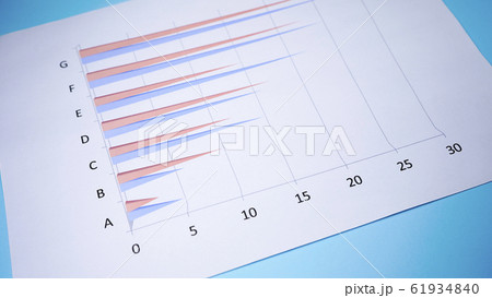 グラフ ビジネス書類 イメージ グラフ ビジネス書類 イメージ 61934840