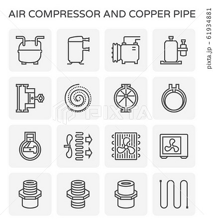 air compressor icon 61934881